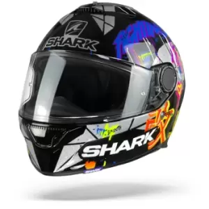 Shark Spartan 1.2 Lorenzo Catalunya GP Black Red Glitter KRX 2XL