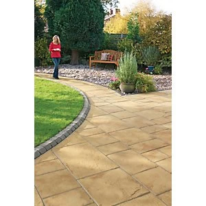Marshalls Coach House Riven Cotswold Mixed Size Paving Patio Pack B 9.7 m2