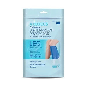 Bloccs Waterproof Cast Protector Medium Child Short Leg 4-9