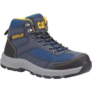 Caterpillar Mens Elmore Safety Boots (8 UK) (Navy/Grey)