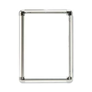 5 Star Facilities A3 Clip Display Frame Aluminium with Fixings Front Loading 297x13x420mm Silver