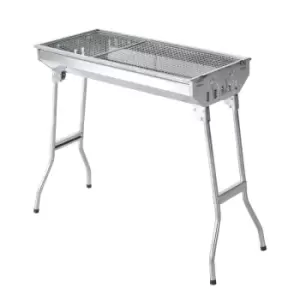 Outsunny Portable Stainless Steel Charcoal BBQ