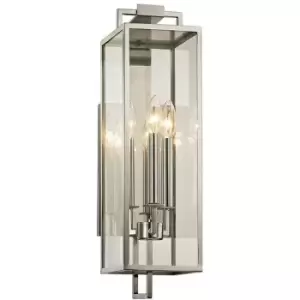Beckham 3 Light Wall Polished Stainless, Glass, IP44
