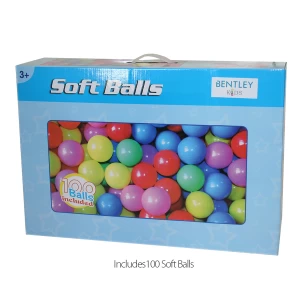 Charles Bentley Childrens 100 Multicoloured Plastic Balls