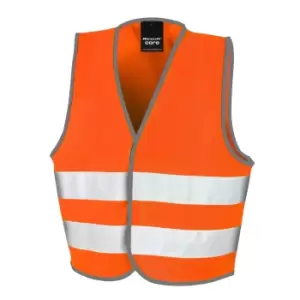 Result Childrens/Kids Hi-Vis Vest (7-9 Years) (Fluorescent Orange)
