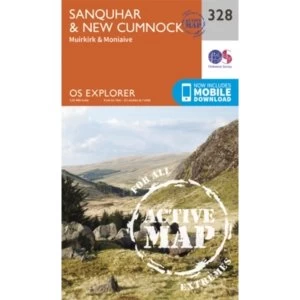 Sanquhar and New Cumnock by Ordnance Survey (Sheet map, folded, 2015)