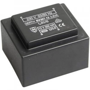 PCB mount transformer 1 x 230 V 1 x 24 V AC 3.60 VA 150 mA