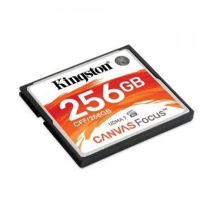 Kingston Technology Canvas Focus memory card 256GB CompactFlash