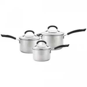 Circulon Total Stainless Steel 3 piece Set Silver