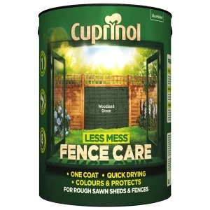 Cuprinol 5L Less Mess Fence Care - Woodland Green