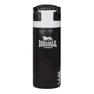 Lonsdale Heavy Leather Punch Bag - Black