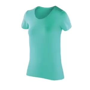 Spiro Womens/Ladies Impact Softex Short Sleeve T-Shirt (XL) (Peppermint)
