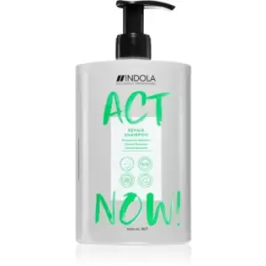 Indola Act Now! Repair Cleansing and Nourishing Shampoo for Hair 1000 ml