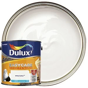 Dulux Easycare Washable & Tough White Cotton Matt Emulsion Paint 2.5L