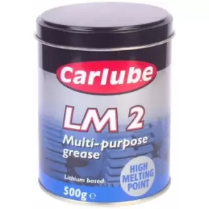 LM 2 Multi Purpose Grease 500g - XMG500 - Carlube