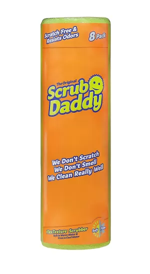 Scrub Daddy Original Yellow Sponges - 8 Pack