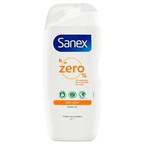 Sanex Zero % Dry Skin Shower Gel 225ml - wilko