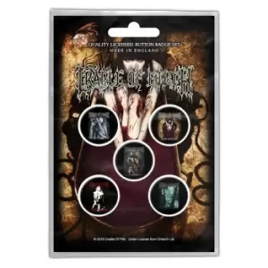 Cradle Of Filth - Albums Button Badge Pack