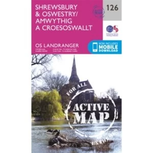 Shrewsbury & Oswestry by Ordnance Survey (Sheet map, folded, 2016)