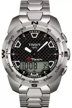 Mens Tissot T-Touch Expert Titanium Alarm Chronograph Watch T0134204420100