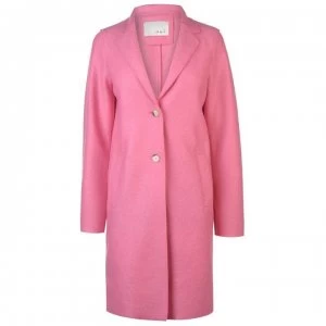 Oui Oui Wool Mix Coat Womens - 3318 Pink