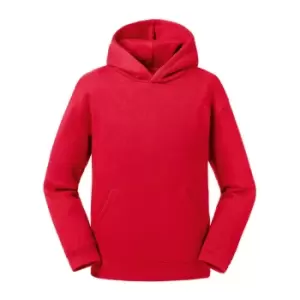 Russell Kids/Childrens Authentic Hooded Sweatshirt (7-8 Years) (Classic Red)