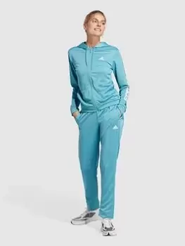 Adidas Sportswear Linear Tracksuit, Blue, Size S, Women