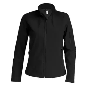 Kariban Womens/Ladies Soft Shell Jacket (XXL) (Black)