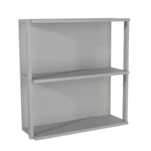 Arran 40cm wide shelf, small wall unit - light grey