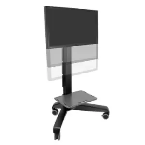 Ergotron Neo-Flex Mobile MediaCenter LD - Cart for LCD display - Black - screen size: 27-inch-60-inch