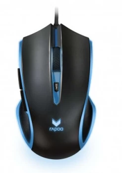 Rapoo V20S Optical Wired Gaming Mouse - Black