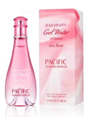 Davidoff Cool Water Woman Sea Rose Pacific Summer Edition Eau de Toilette For Her 100ml