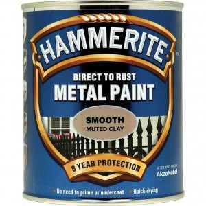 Hammerite Direct to Rust Metal Paint Muted Clay 750ml