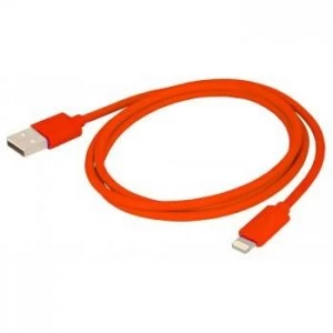 Urban Factory Cable USB to Lightning MFI certified - Red 1m