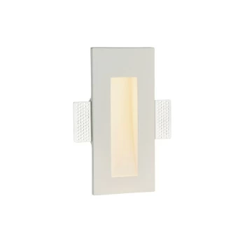 Endon Lighting Azuma - Integrated LED Recessed White Plaster 1 Light IP20