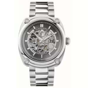 Ingersoll The Michigan 1892 Automatic Mens Watch Grey Dial Silver Stainless Steel Bracelet I13304