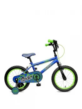Concept Concept Spider 16" Wheel Boys Mountain Bike Blue/Green