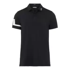J Lindeberg Golf Polo Shirt - Black