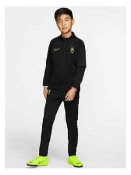 Boys, Nike Cr7 Junior Tracksuit, Black, Size XL