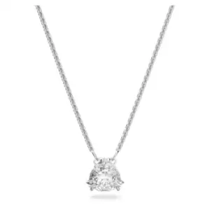 Millenia Pendant Trilliant Cut Crystal White Rhodium Plated Necklace 5628352