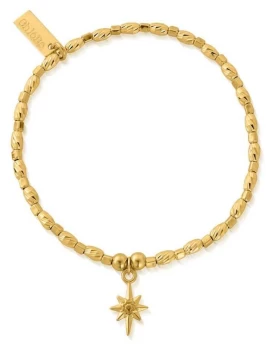ChloBo Soul Glow Lucky Star Bracelet 18ct Gold Plated Jewellery