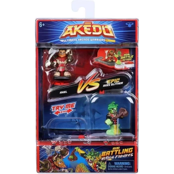 Akedo Ultimate Arcade Warriors Versus Pack - Miss Slither Vs Axel