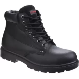 Centek Mens FS331 Classic Ankle S3 Lace Up Leather Safety Boots (7 UK) (Black) - Black