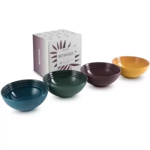 Le Creuset Stoneware Botanique Set Of 4 Cereal Bowls