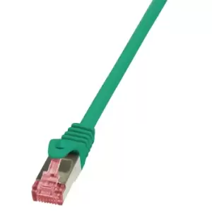 LogiLink 10m Cat.6 S/FTP networking cable Green Cat6 S/FTP (S-STP)