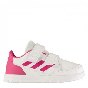 adidas Alta Sport Infant Girls Trainers - White/Pink