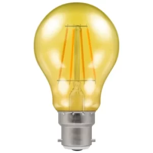Crompton LED Filament GLS 4.5W Yellow BC-B22d