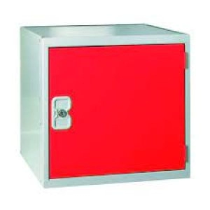 One Compartment Cube Locker D300mm Red Door MC00089