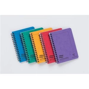 Europa A6 Twinwire Sidebound 90gm2 120 Micro Perforated Notebook 1 x Pack of 10 Assorted Notebooks