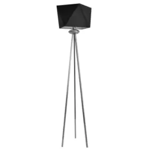 Adamant Tripod Floor Lamp Black, Silver 40cm